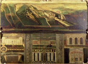 Topografisch uitzicht op Wilton House